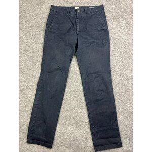 GAP Chino Pants Men's W31 x L34 Navy Blue Straight Leg Business Casual Cotton